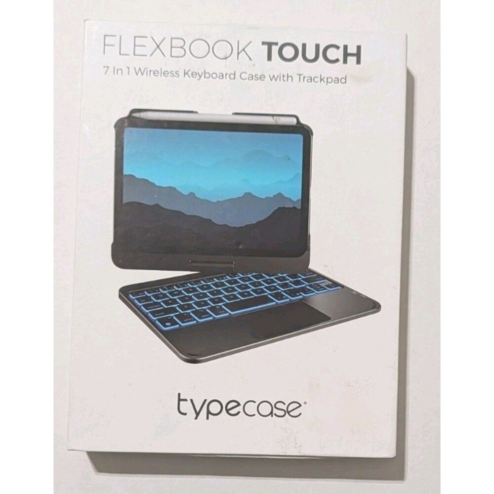 TYPECASE Flexbook Touch KB201-083 Keyboard Case iPad Mini 6 7 8.3" Black